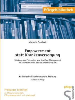 cover image of Empowerment statt Krankenversorgung